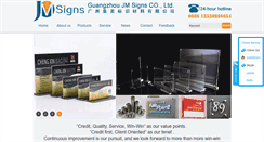 Desktop Screenshot of jm-signs.com
